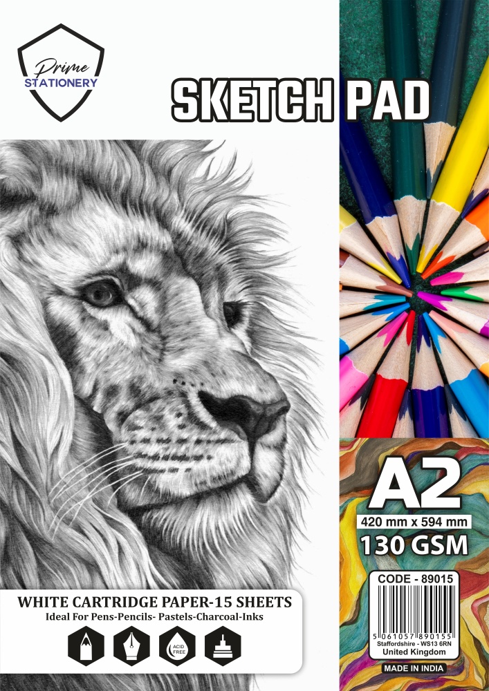 Prime A2 Sketch Pad 130gsm 15 Sheets